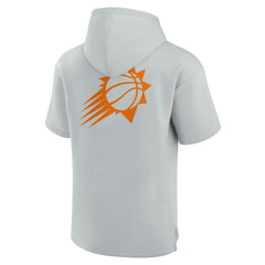Phoenix Suns Unisex Elements Super Soft Fleece Short Sleeve Pullover Hoodie Gray