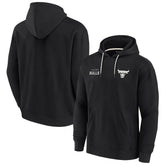 Chicago Bulls Unisex Elements Super Soft Fleece Pullover Hoodie Black