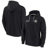 Brooklyn Nets Unisex Elements Super Soft Fleece Pullover Hoodie Black