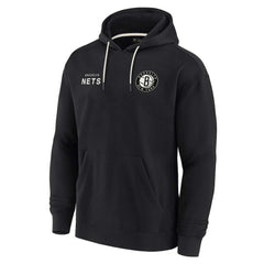 Brooklyn Nets Unisex Elements Super Soft Fleece Pullover Hoodie Black