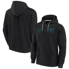 Charlotte Hornets Unisex Elements Super Soft Fleece Pullover Hoodie Black