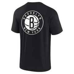 Brooklyn Nets Unisex Elements Super Soft Short Sleeve T-Shirt Black