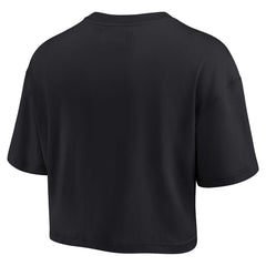 Phoenix Suns Women's Elements Super Soft Boxy Cropped T-Shirt Black
