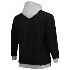 Las Vegas Raiders Big & Tall Big Face Pullover Hoodie Black/Silver