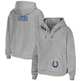Indianapolis Colts WEAR by Erin Andrews Women's Team Full-Zip Hoodie Heathered Gray