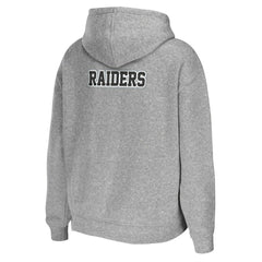 Las Vegas Raiders WEAR by Erin Andrews Women's Team Full-Zip Hoodie Heathered Gray