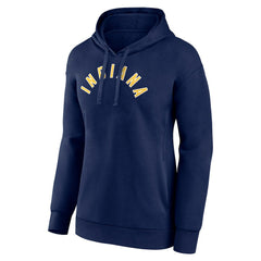 Indiana Pacers Women's Wordmark Alt Pullover Hoodie Navy