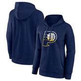 Indiana Pacers Women's Gradient Logo Pullover Hoodie Navy