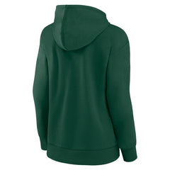 Milwaukee Bucks Women's Alternate Logo Pullover Hoodie Hunter Green