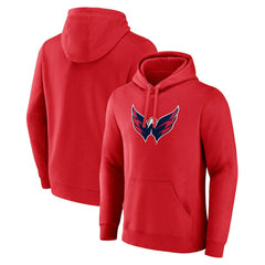 NHL Washington Capitals Fanatics Primary Logo Pullover Hoodie - Red