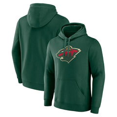 NHL Minnesota Wild Fanatics Primary Logo Pullover Hoodie - Green