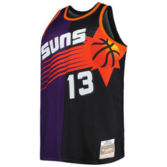 NBA Steve Nash Phoenix Suns Big & Tall Hardwood Classics 1996/97 Split Swingman Jersey - Purple/Black