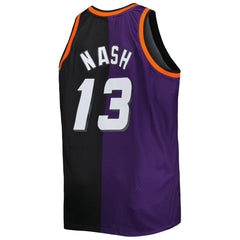 NBA Steve Nash Phoenix Suns Big & Tall Hardwood Classics 1996/97 Split Swingman Jersey - Purple/Black