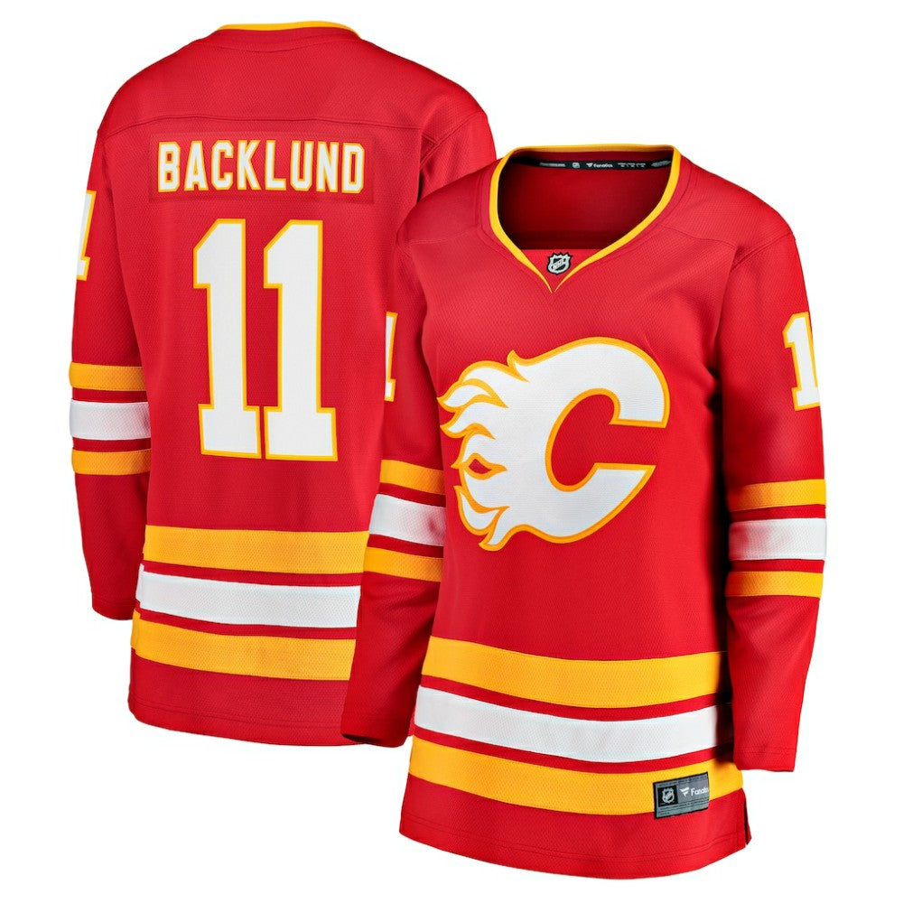 NHL Mikael Backlund Calgary Flames Fanatics Women's Home Team Breakaway Player Jersey - Red