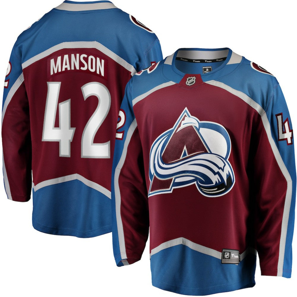 NHL Josh Manson Colorado Avalanche Fanatics Home Breakaway Player Jersey - Burgundy