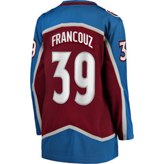NHL Pavel Francouz Colorado Avalanche Fanatics Women's Home Breakaway Player Jersey - Burgundy
