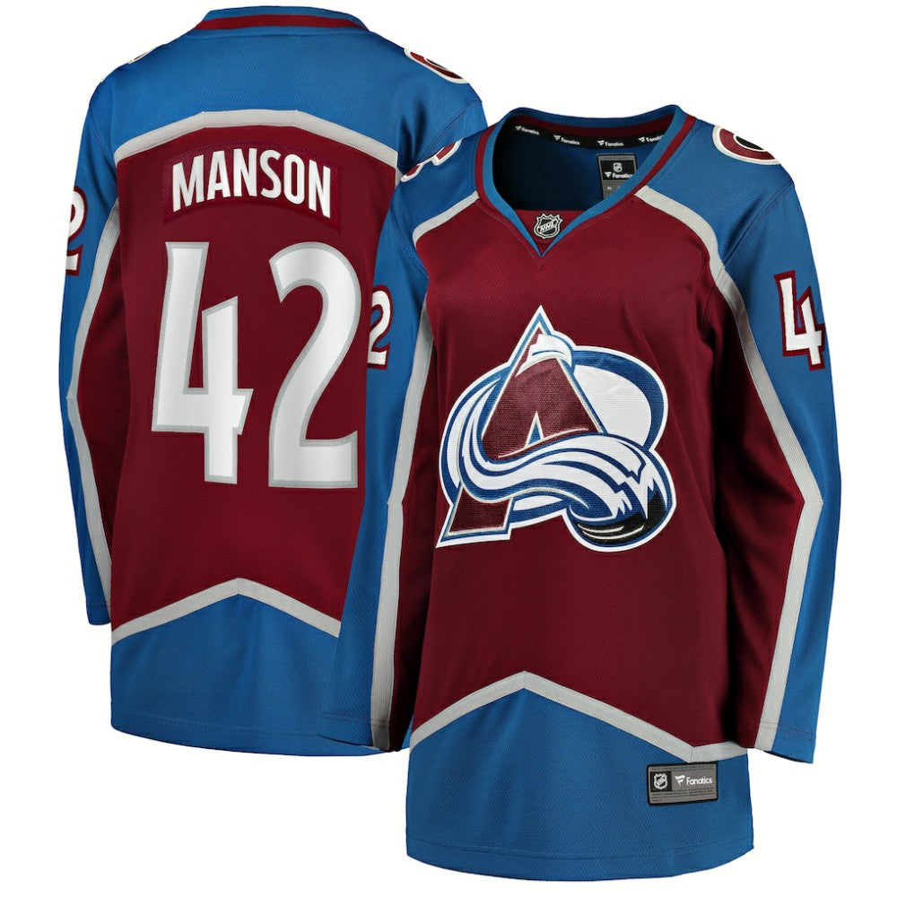 NHL Josh Manson Colorado Avalanche Fanatics Women's Home Breakaway Player Jersey - Burgundy