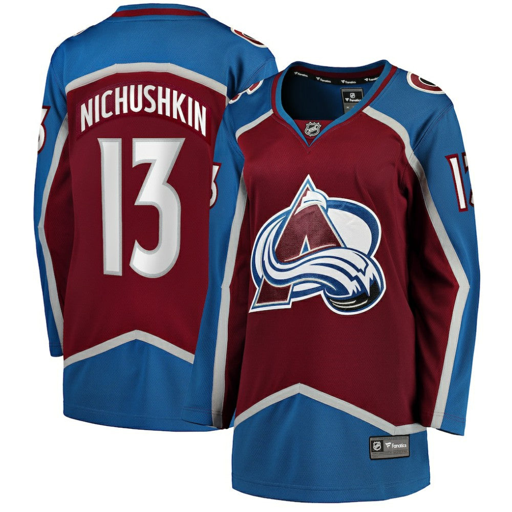 NHL Valeri Nichushkin Colorado Avalanche Fanatics Women's Home Breakaway Player Jersey - Burgundy