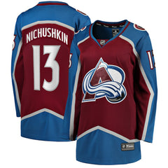 NHL Valeri Nichushkin Colorado Avalanche Fanatics Women's Home Breakaway Player Jersey - Burgundy