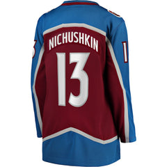 NHL Valeri Nichushkin Colorado Avalanche Fanatics Women's Home Breakaway Player Jersey - Burgundy