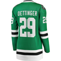 NHL Jake Oettinger Dallas Stars Fanatics Women's Home Breakaway Player Jersey - Kelly Green