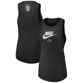 USWNT Women's Futura Performance Tank Top Black