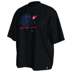 USMNT Women's Spring T-Shirt Black