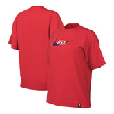 USMNT Women's Swoosh T-Shirt Red