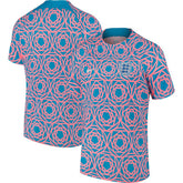 England Women's National Team 2023 Academy Pro Pre-Match Top Blue