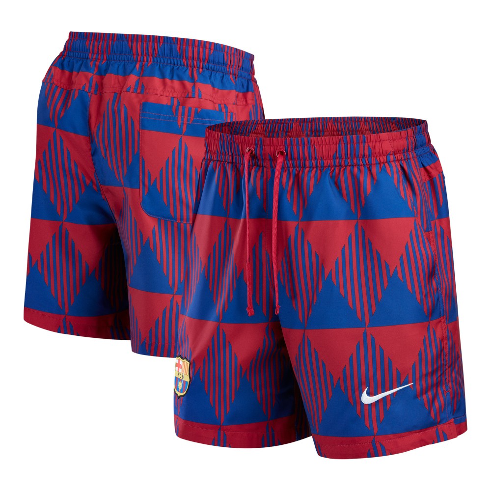 Barcelona Hi Flow Shorts Red