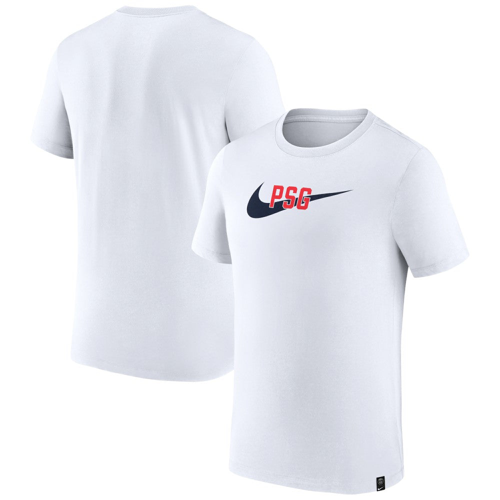 Paris Saint-Germain Swoosh T-Shirt White