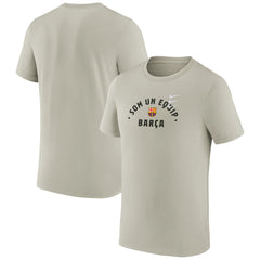 Barcelona Verbiage T-Shirt Tan shop