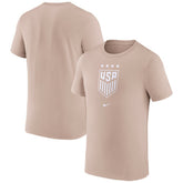 USWNT Youth Crest T-Shirt Tan