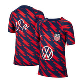 USMNT Youth 2023/24 Academy Pro Performance Pre-Match Top Red