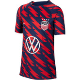 USWNT Youth 2023/24 Academy Pro Performance Pre-Match Top Red shop
