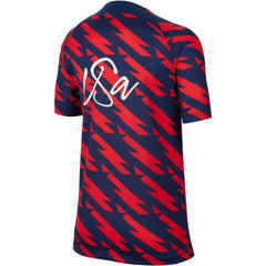 USWNT Youth 2023/24 Academy Pro Performance Pre-Match Top Red shop