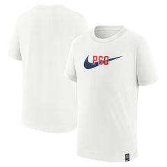 Paris Saint-Germain Youth Swoosh T-Shirt White