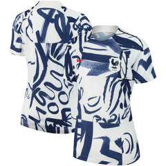 France Women's National Team Women's 2023 Pre-Match Top White