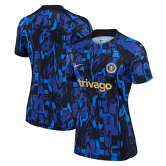 Chelsea Women's 2023/24 Home Academy Pro Pre-Match Top Blue