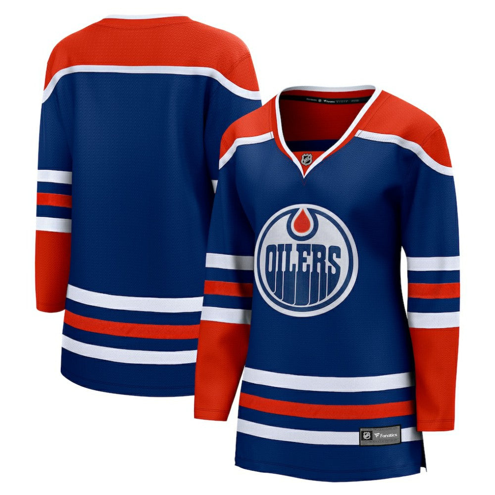 NHL Edmonton Oilers Fanatics Women's Home Breakaway Blank Jersey - Royal