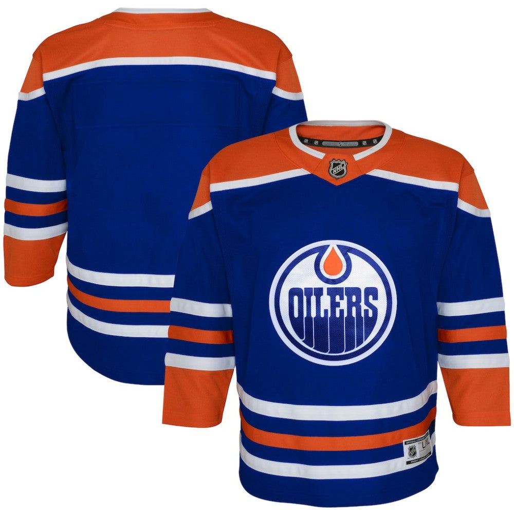 NHL Edmonton Oilers Youth Home Premier Jersey - Royal