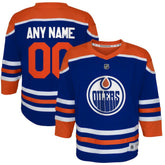 NHL Edmonton Oilers Youth Home Replica Custom Jersey - Royal
