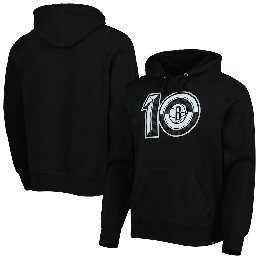 Brooklyn Nets '47 10th Anniversary Headline Pullover Hoodie Black