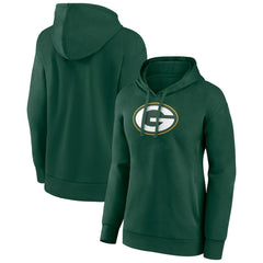 Green Bay Packers Women's Primary Logo Pullover Hoodie Green