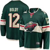 NHL Matthew Boldy Minnesota Wild Fanatics Home Breakaway Player Jersey - Green