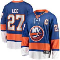 NHL Anders Lee New York Islanders Fanatics Home Captain Patch Breakaway Player Jersey - Royal