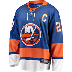 NHL Anders Lee New York Islanders Fanatics Home Captain Patch Breakaway Player Jersey - Royal