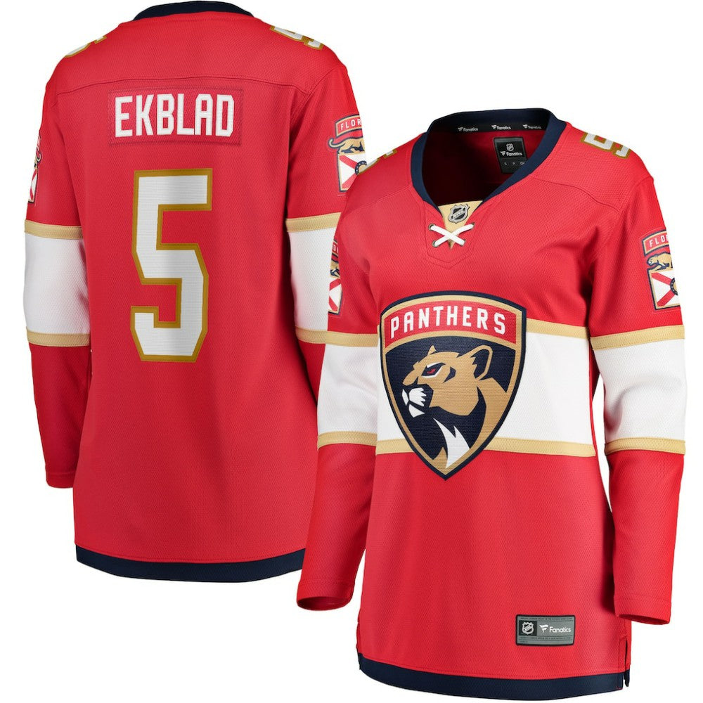 NHL Aaron Ekblad Florida Panthers Fanatics Women's Home Team Breakaway Player Jersey - Red