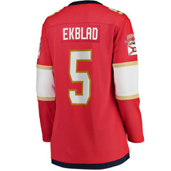NHL Aaron Ekblad Florida Panthers Fanatics Women's Home Team Breakaway Player Jersey - Red