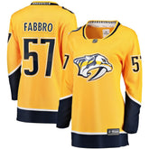 NHL Dante Fabbro Nashville Predators Fanatics Women's Home Breakaway Player Jersey - Gold